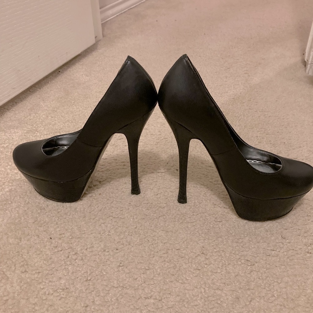 BEBE black stiletto pumps